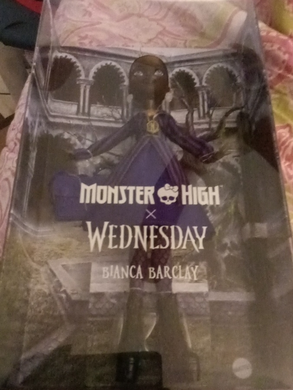 Monster High Bianca Barclay Doll in Purple and Black Outfit